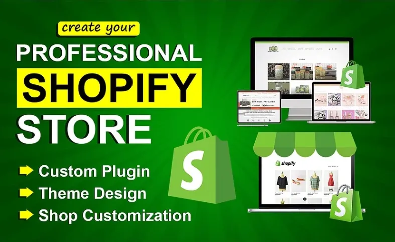 I will build profitable shopify store, shopify dropshipping store or shopify website