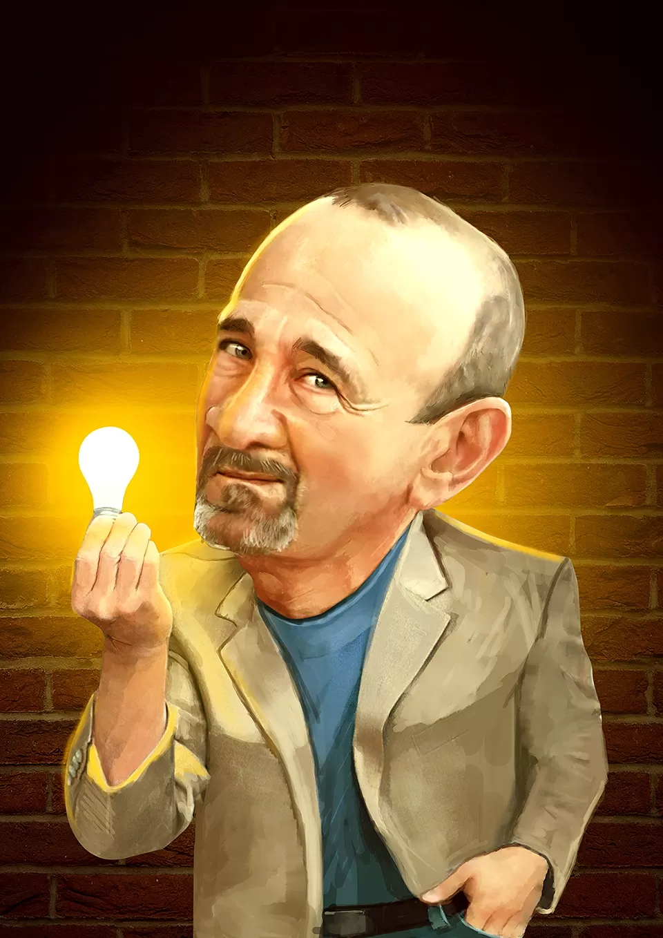 I will draw professional cartoon caricature for you