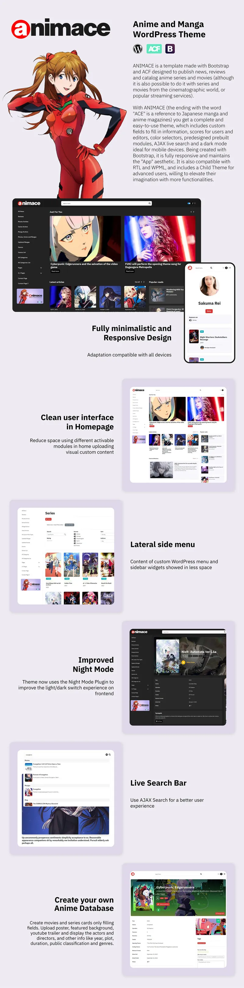 I will build a manga website & WordPress Theme 