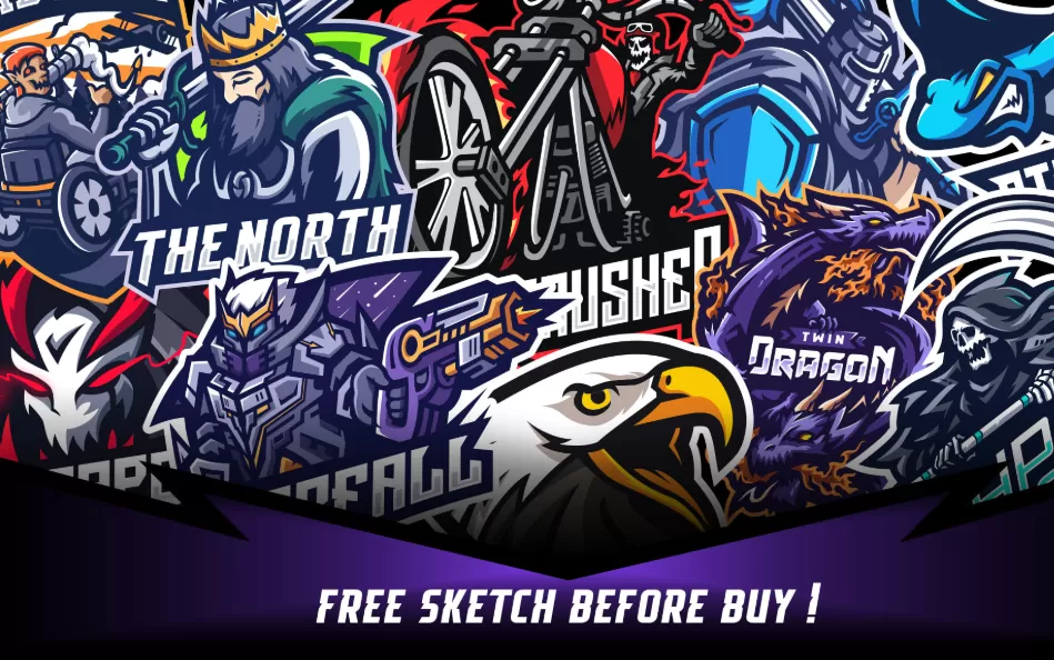 I will design amazing style mascot, twitch, sport and esport logo