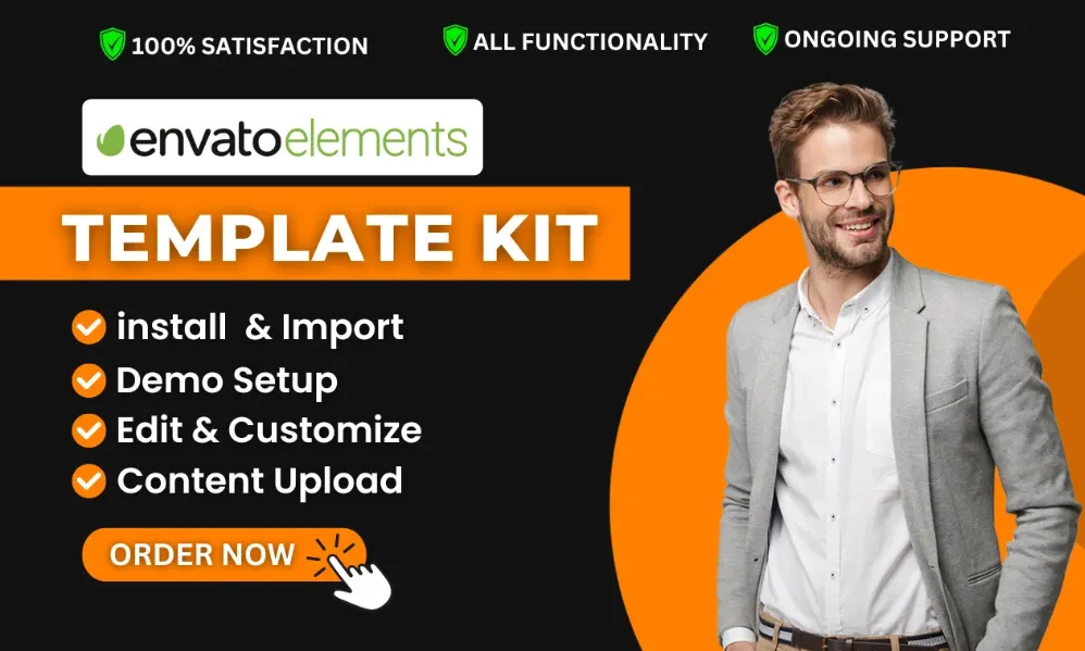 I will install and setup demo of any wordpress theme, elementor kit