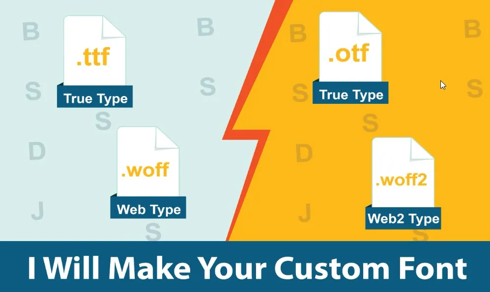 I will make your custom font based on your requirement, any font edits