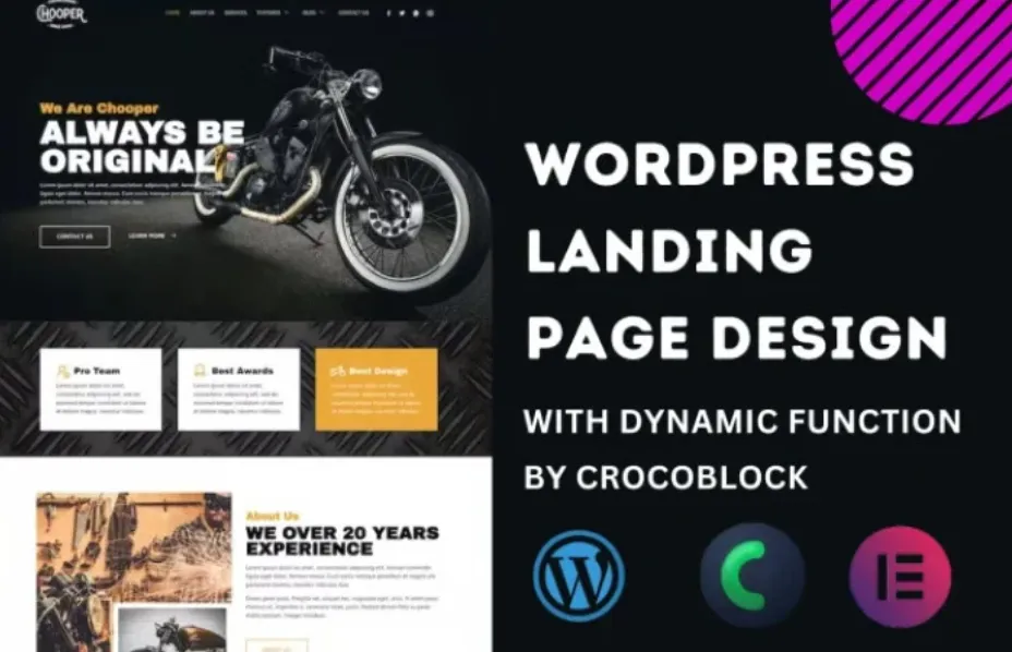 I will redesign copy clone responsive wordpress website template using elementor pro