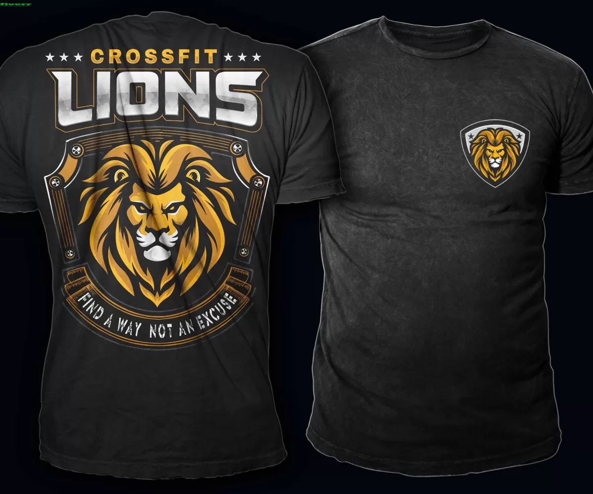 I will do vintage t shirt design, badge and logo in hand drawn style