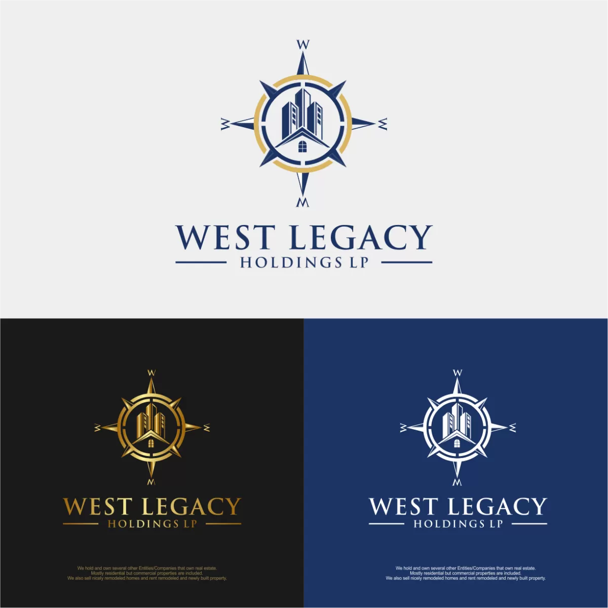 make real estate logo single or multiple business with copyrights