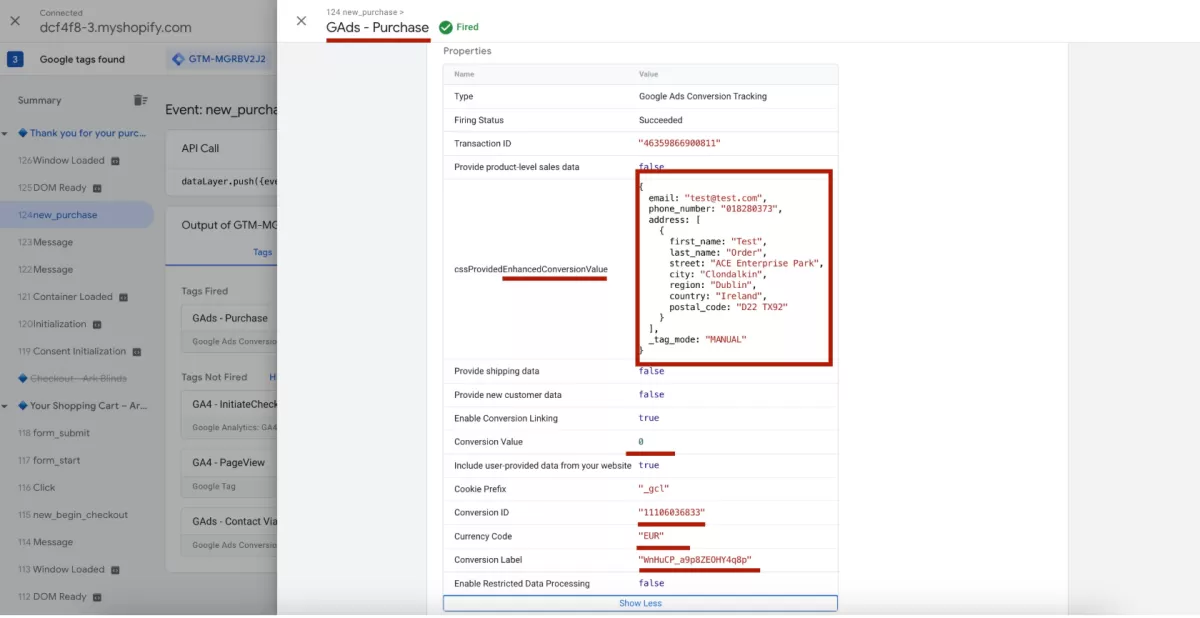google analytics, ga4, gtm, events, goal, ads conversion, search console,