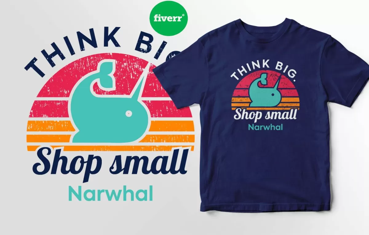 I will do make amazing custom illustration t shirt design  for 5 $ 