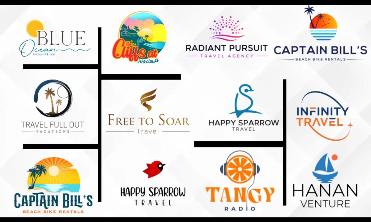 make premium outdoor travel logo with unlimited revisions