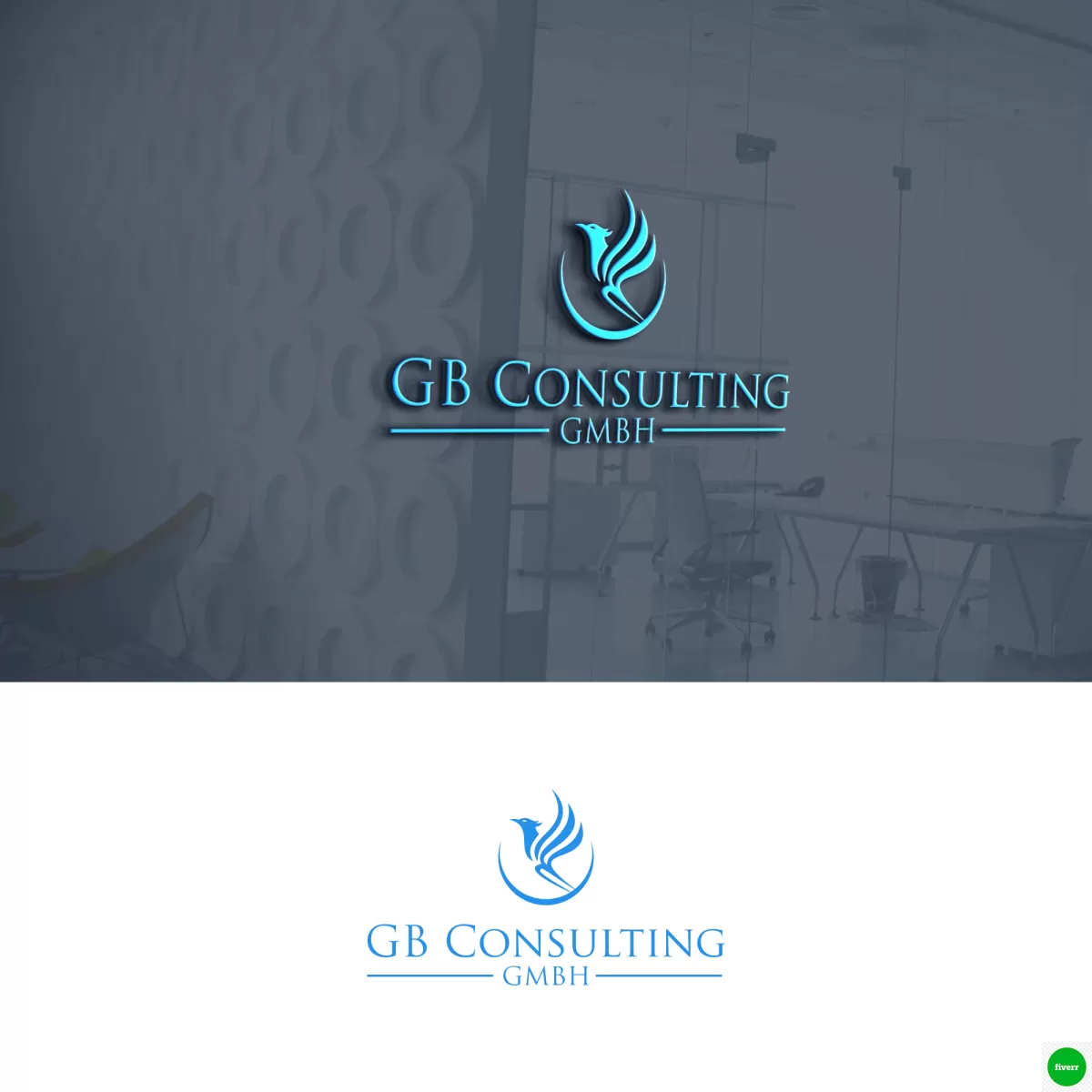 I will make modern marketing finance consulting logo design
