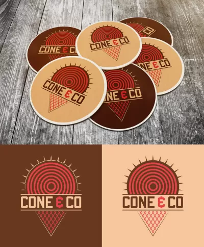 I will design high quality ice cream shop logo with satisfaction guaranteed