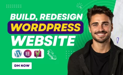 I will build wordpress website, create blog website or design, redesign wordpress site