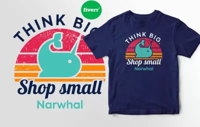 I will do make amazing custom illustration t shirt design  for 5 $ 
