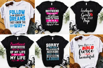 I will design custom typography t shirt and graphic t shirt