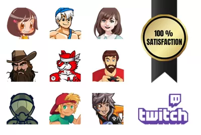 I will design custom animated kick, twitch overlay package, stream overlay, facecam