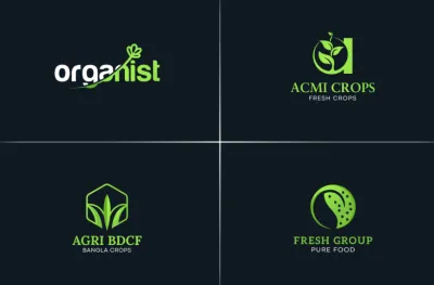 I will do organic natural landscape eco lawn care logo