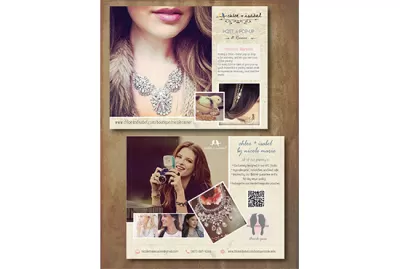 I will design perfect door hanger, rack card, dl flyer, postcard