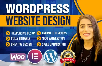 I will create a wordpress blog website or business website, author or blogger website