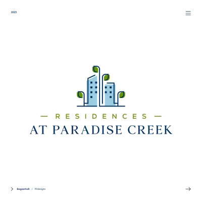 I will create modern apartment logo design for you