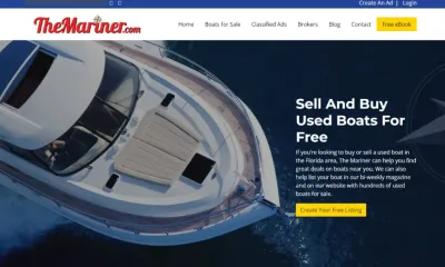 I will create boat, yacht, cruise, jet ski and party boat rental website