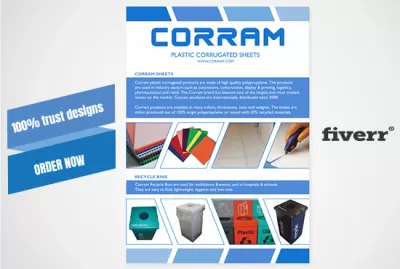 I will design a5 a4 a3 flyer brochure leaflet or poster