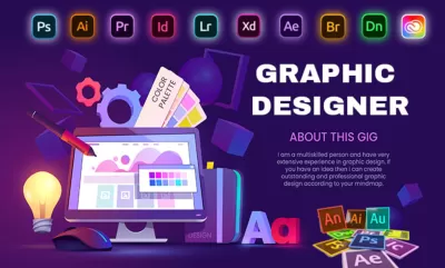 I will create graphic design of any kind you need