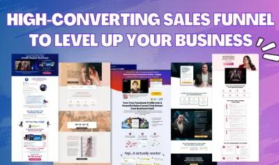 I will do systeme io sales funnel clickfunnels 2 0 , go high level sales funnel builder