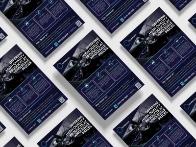 I will create professional business flyer design