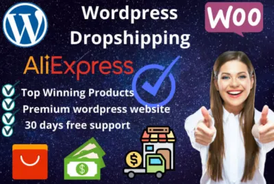 I will design wordpress woocommerce store and customize woodmart or oceanwp theme