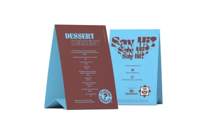 I will do amazing food flyers and menu cards