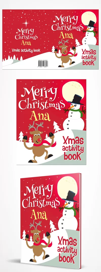 I will design vintage christmas card