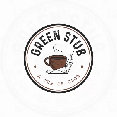 I will do modern, minimalist, and unique coffee shop logo design for 5 $ 