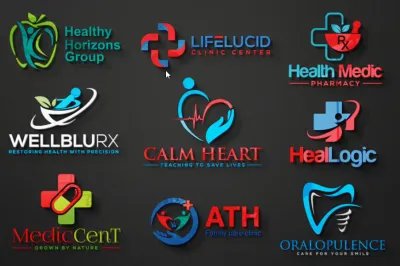 I will design best health, dental, medical, hospital, clinic logo