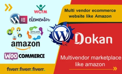 I will design an ecommerce store website with wordpress woocommerce and elementor pro