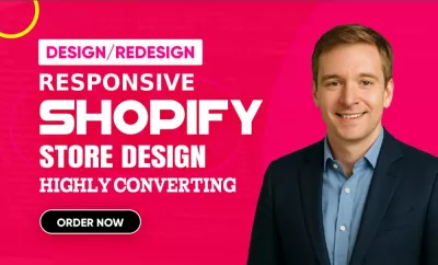 I will create shopify store design or redesign shopify website