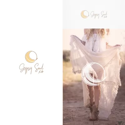 I will make a custom and elegant watercolor logo design for you