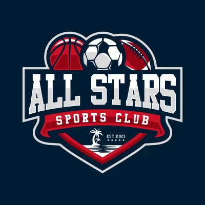 I will make powerful sports team logo design