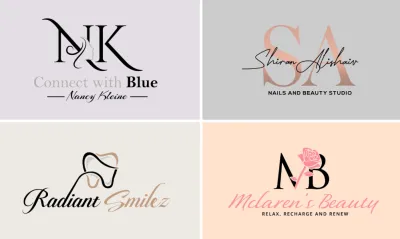I will design natural beauty cosmetic floral skincare spa logo