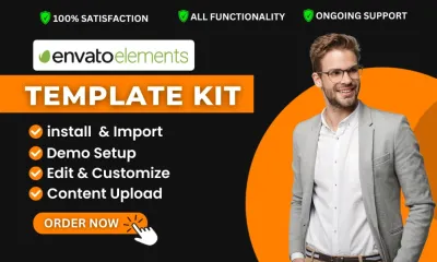 I will install and setup demo of any wordpress theme, elementor kit