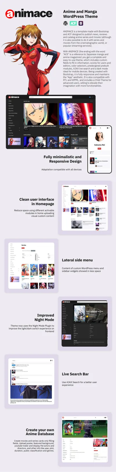 I will build a manga website & WordPress Theme 