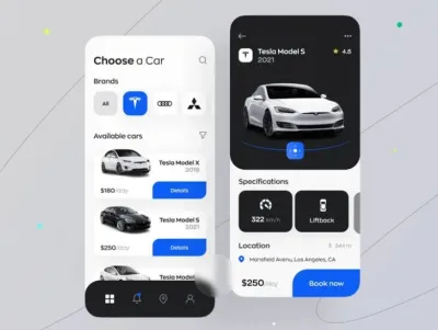 I will develop luxury car rental turo clone app with website, carpooling app
