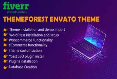 I will install wordpress and setup theme as demo in 24 hrs