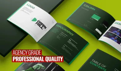 I will do business logo, branding, brand guidelines, brand kit with brand design 