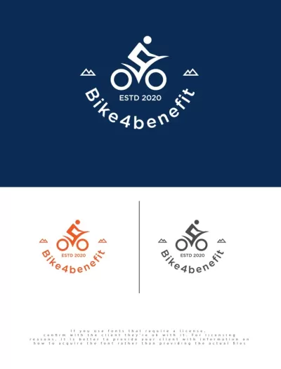 I will design a outstanding simple bike logo