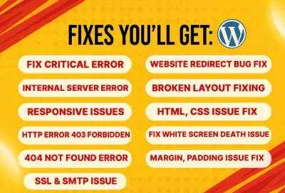 I will fix wordpress elementor woocommerce bug, critical error, responsive css issues