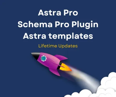 I will build your wordpress website with free astra pro and starter templates