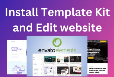 I will create wordpress website by elementor template kit