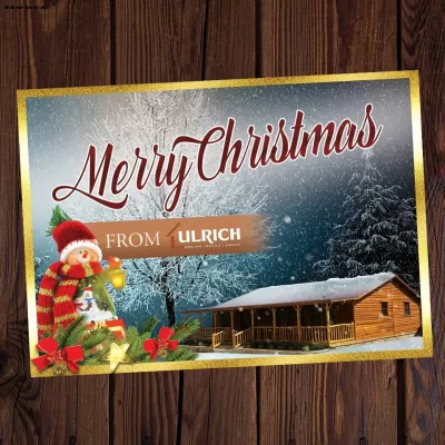 I will design custom greeting cards, christmas, wedding and birthday cards