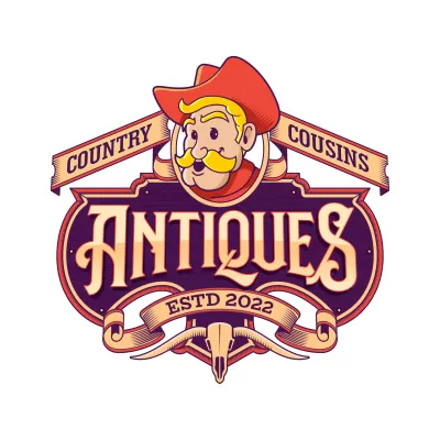 I will create antique and modern logo design for you