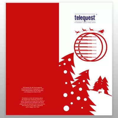 I will design vintage christmas card