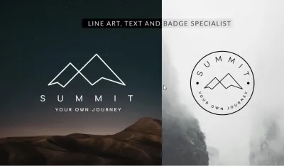I will create a hand drawn, retro, badge, hipster vintage logo design